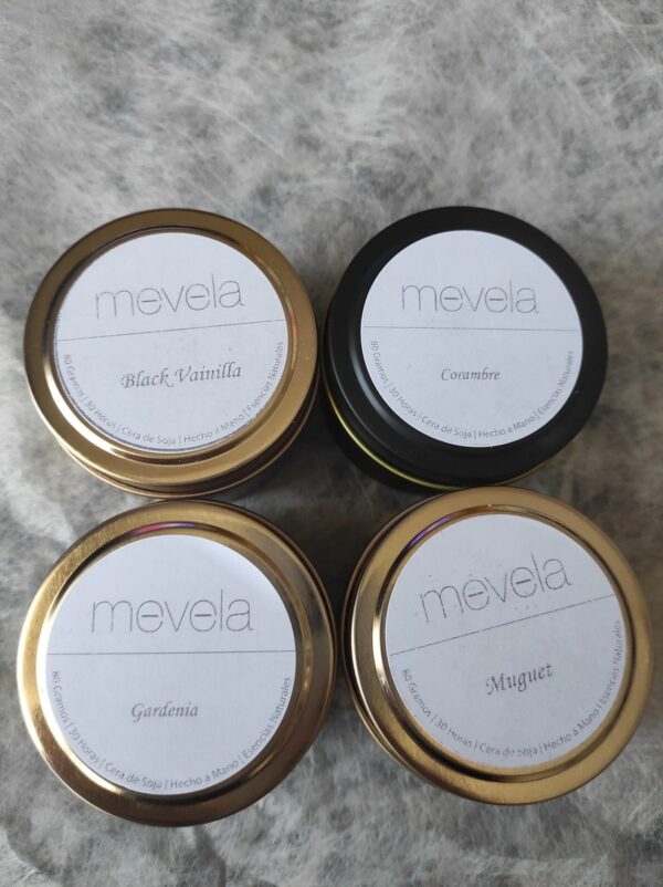 Set regalo Melleva (4 velas de 80gr)