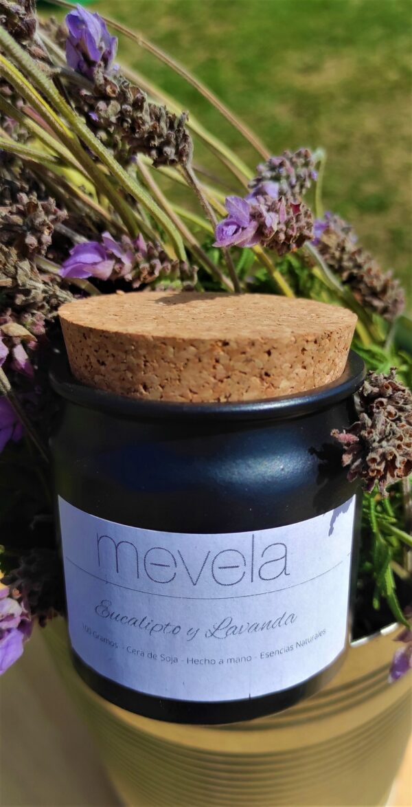 Vela Eucalipto y Lavanda 100gr - Imagen 2