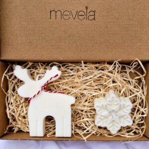 Lote 3 con 2 velas super navideñas de Mevela Candles