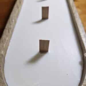 Detalle barca con patas