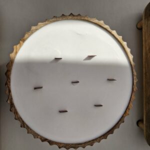 Bol ondas madera con patas