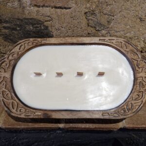 Bol tallado de madera